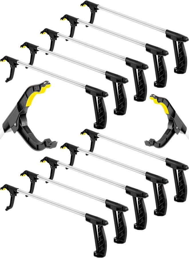 Sabary 6 Pcs Grabber Reacher Trash Pickers Bulk Tool 30'' Spring Earth Day Long Upper School Litter Cleanup Heavy Duty Handy Mobility Aids Pick up Lightweight Nonslip Claw Elderly Arm Extension - Image 1