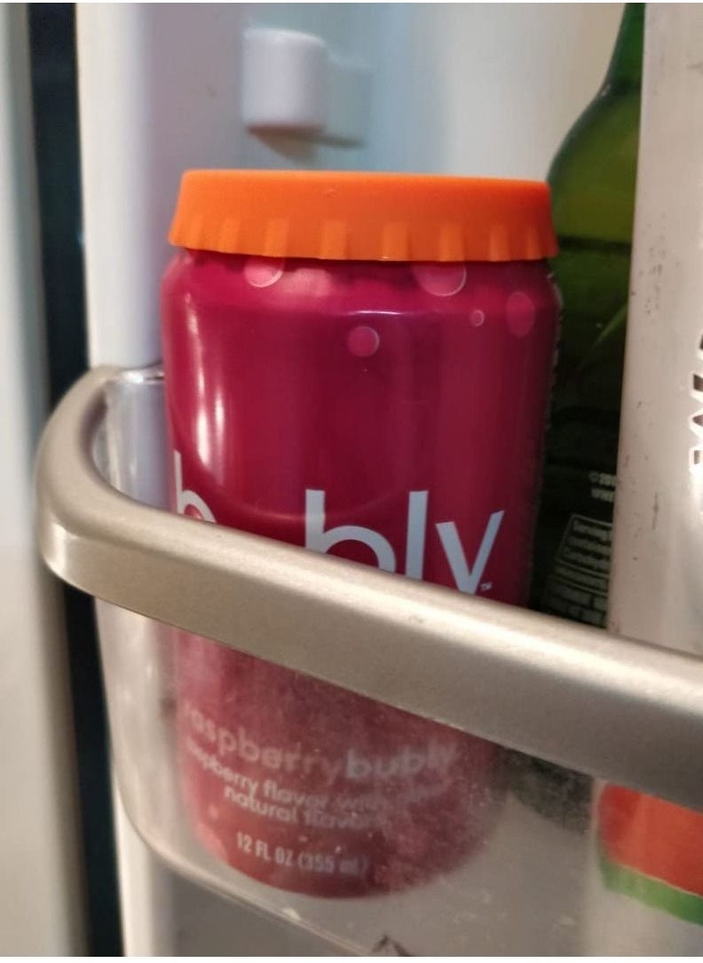 Silicone Can Lids Soda Or Beverage Lid Cover Protector Reusable Covers Cap Saver Stopper Cans Mark Fits Standard Redgreen  - Image 3