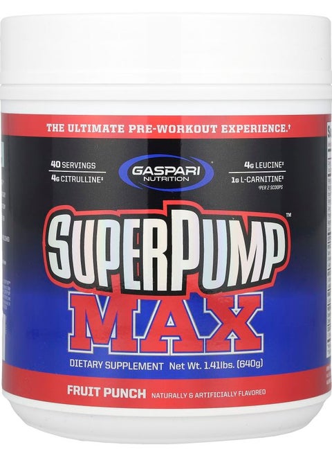 SuperPump™ Max Fruit Punch 1.41 lbs (640 g)