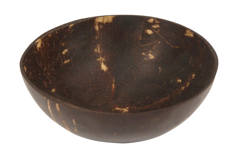 NAMAKA Handcrafted Eco-Friendly Coconut Shell Coffee/Tea/Juice Cup & Multipurpose Bowl Set – 2 Cups & 2 Bowls, 200ml Each, Glossy Polished, Chemical-Free - Image 4