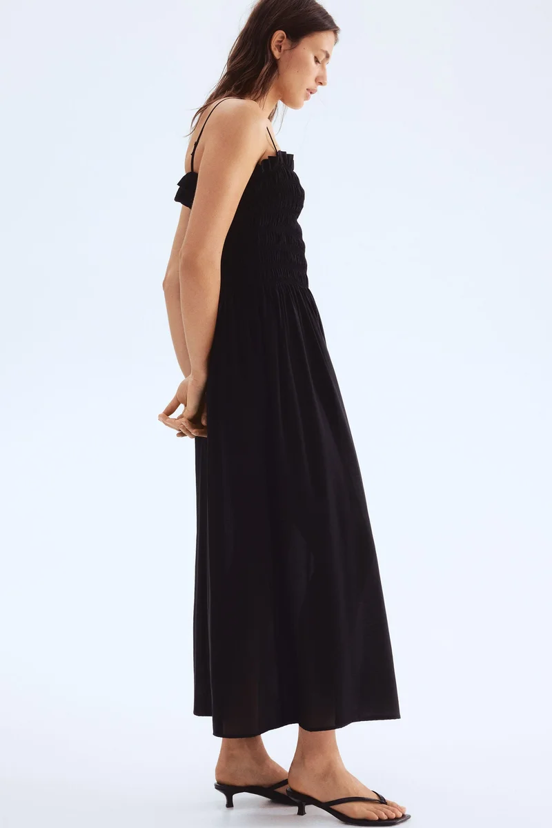اتش اند ام Smocked-bodice strappy dress
