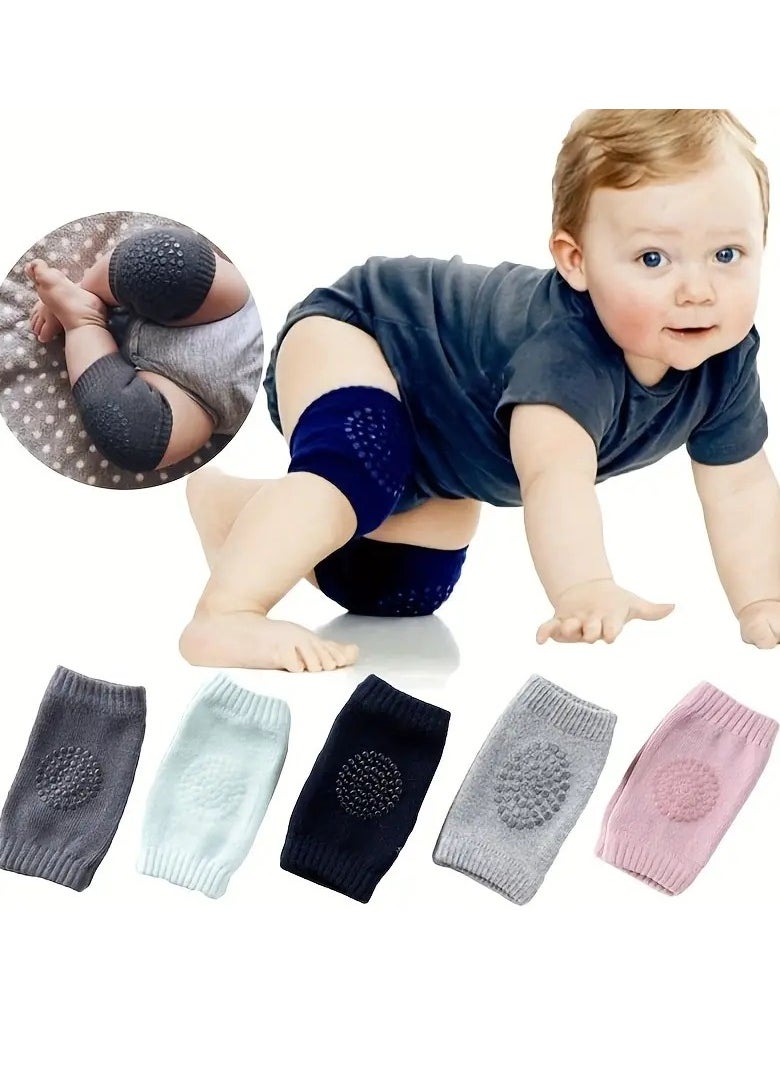 Gonice - 5 colors Soft Elastic Knee and Elbow Brace Pads for Babies and Toddlers - Image 1