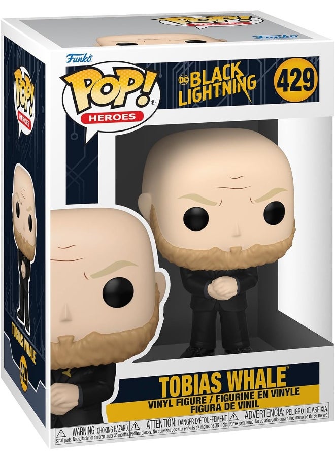 POP Funko 57592 Pop! Heroes Black Lightning with Tobias Whale Vinyl Figure  - Image 1