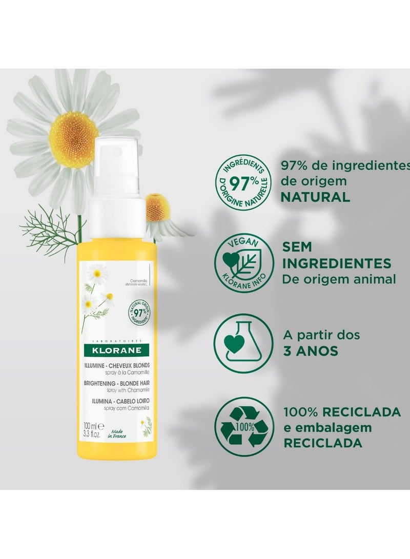 Klorane Spray Blode Glimmer with Chamomile Bio 100ml - Image 4