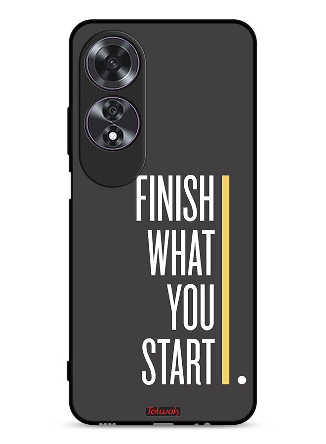 Tolwak Oppo A60 Protective Case Cover Finish What You Start - Image 1