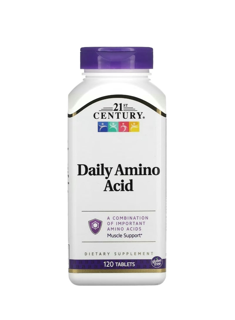 21st Century Daily Amino Acid 120 Tablets - Image 1