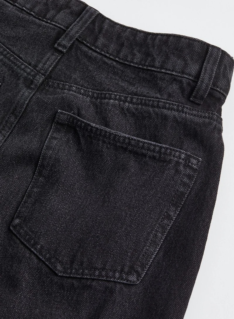 H&M Embellished High Waist Jeans