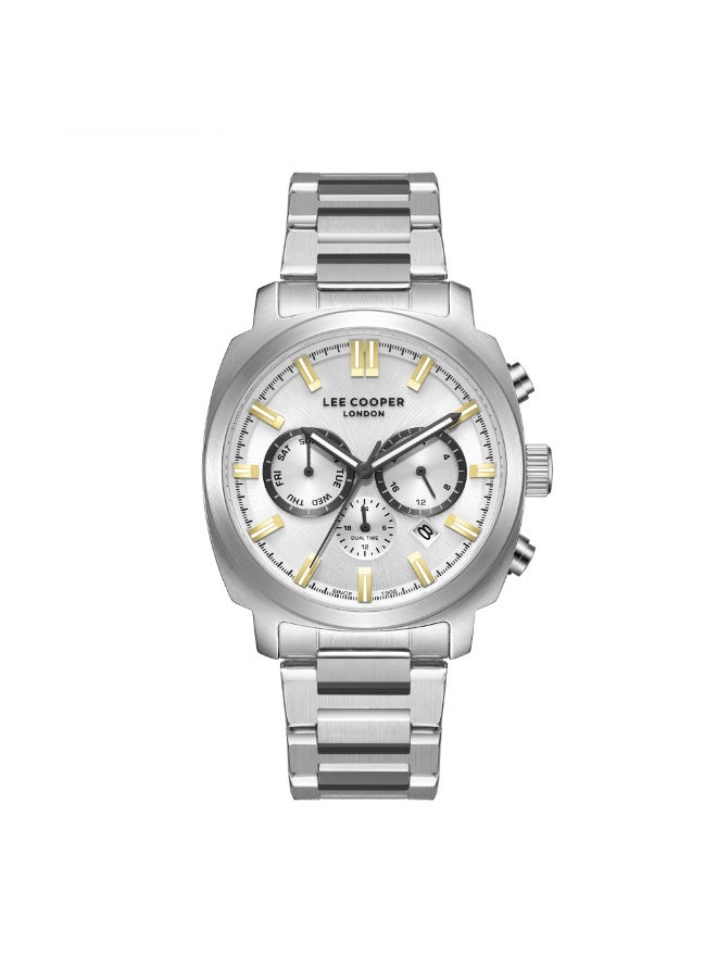 Lee Cooper ساعة معدنية متعددة الوظائف للرجال LC08144.330 - 42 مم - Image 1