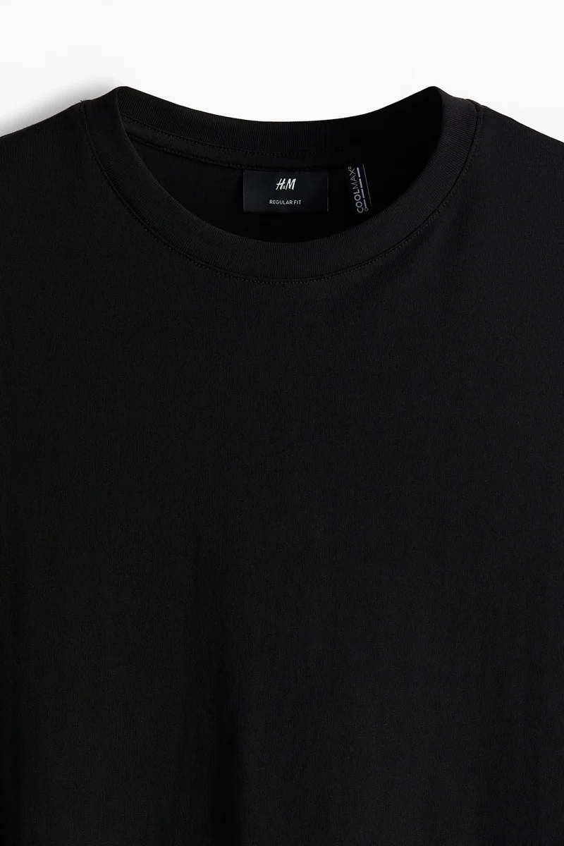 H&M  Regular Fit COOLMAX® T-shirt for Men | Best Price UAE