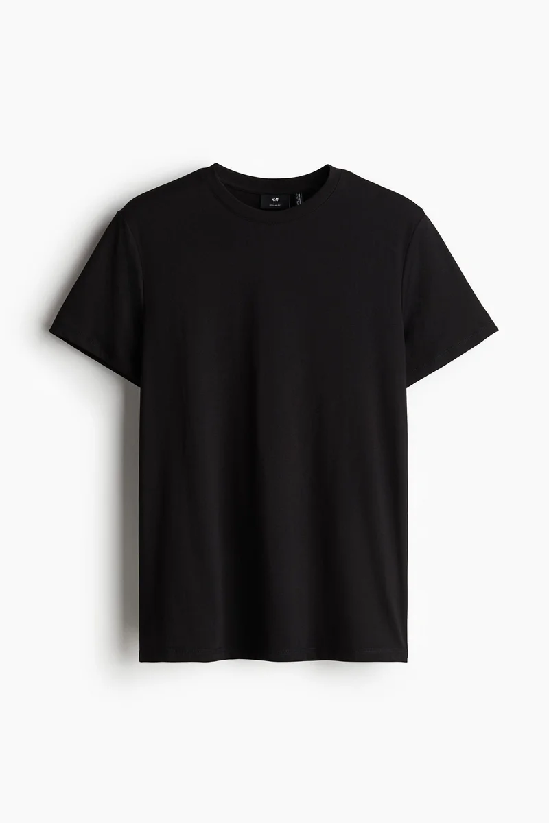 H&M  Regular Fit COOLMAX® T-shirt for Men | Best Price UAE