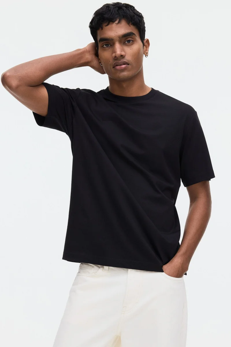H&M  Regular Fit COOLMAX® T-shirt for Men | Best Price UAE
