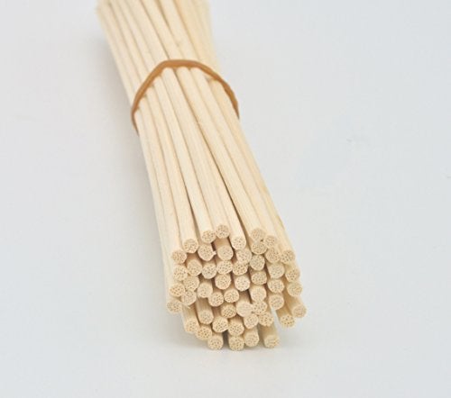 Ougual 100 Pieces Natural Rattan Reed Diffuser Replacement Sticks (12" x 3mm) - Image 2