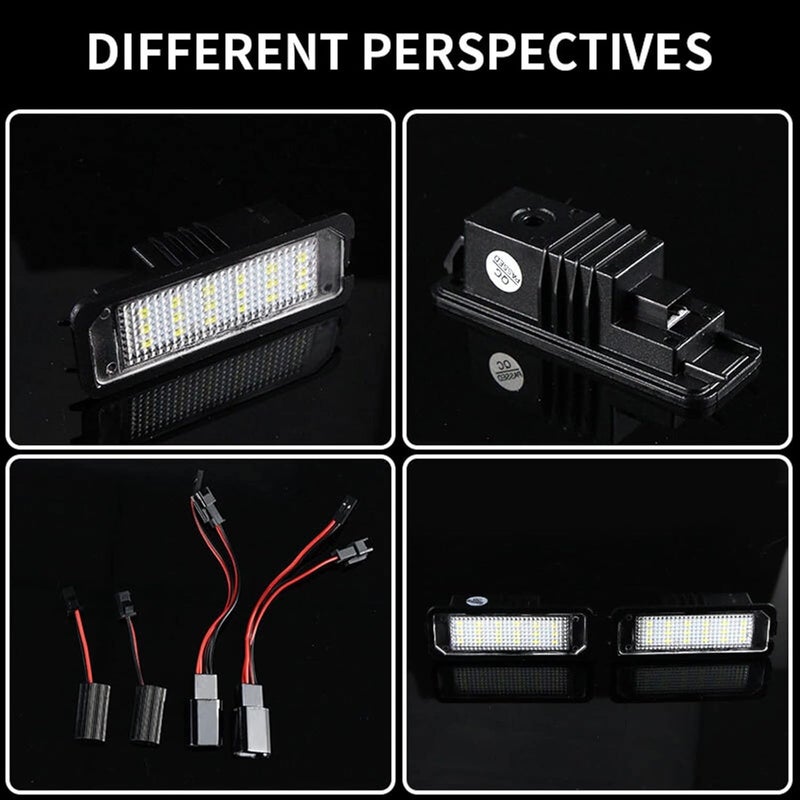 QASULER 2X Canbus License Plate Light for VW and Skoda - Image 5