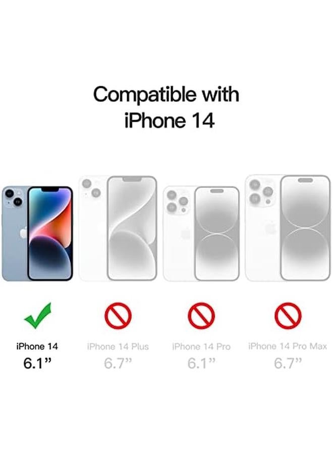 جي تيك واقي شاشة لهاتف آيفون 14 مقاس 6.1 بوصة، طبقة زجاجية مقواة، عبوة من 3 قطع - Image 2