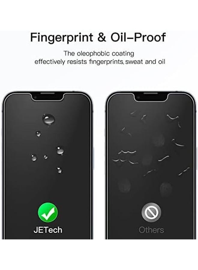 جي تيك واقي شاشة لهاتف آيفون 14 مقاس 6.1 بوصة، طبقة زجاجية مقواة، عبوة من 3 قطع - Image 5