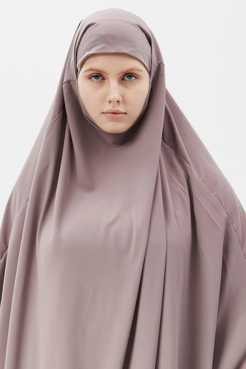 Altobeh Women's Hijab Medina Silk Sheet Top with Veil Soufflé Hijab