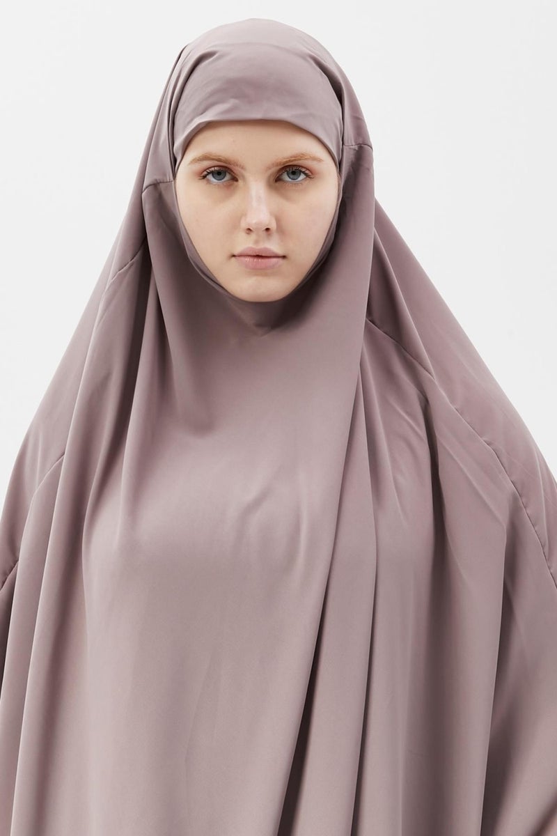 Altobeh Women's Hijab Medina Silk Sheet Top with Veil Soufflé Hijab - Image 5