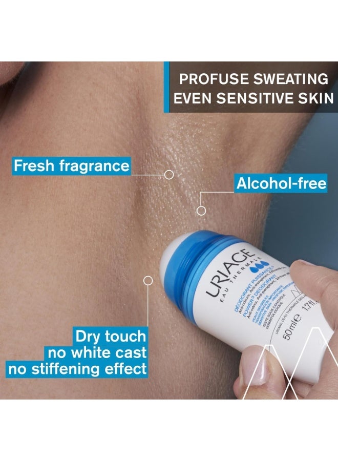 Uriage Power 3 Anti-Perspirant Deodorant 50ml - Image 3