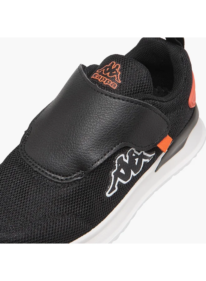 Kappa Boys' Logo Detail Sports Shoes with Hook and Loop Closure