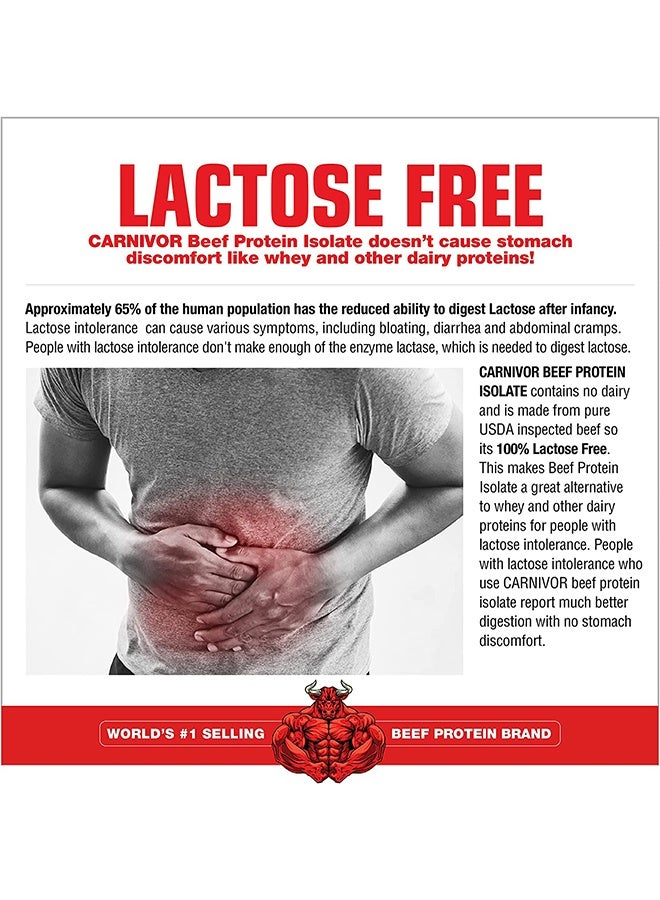 ماسيلميدز كارنيفور بروتين عزل اللحم البقري بنكهة الشوكولاتة 7.47 رطل - 100 حصة - Image 5