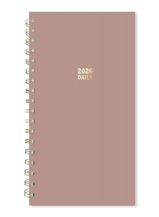 Sweetzer & Orange 2026 Planner - 6" x 8.25" Dated Daily, Weekly & Monthly Calendar Planner - January to December 2026 - Tiramisu Design with Motivational Stickers, Gold Spiral & Sturdy Paper - Image 1