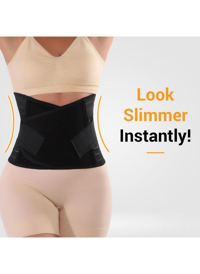 AHC Post Pregnancy Maternity Abdominal Belt/Band For Tummy Reduction, Slimming Waist, Lower Back Pain Relief After Delivery C Section (Free Size, Black) - Image 4