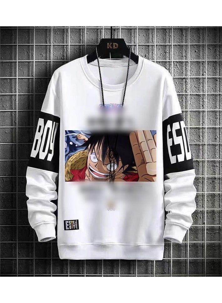 KUYING New One Piece Casual Loose Round Neck Hoodie  - Image 1