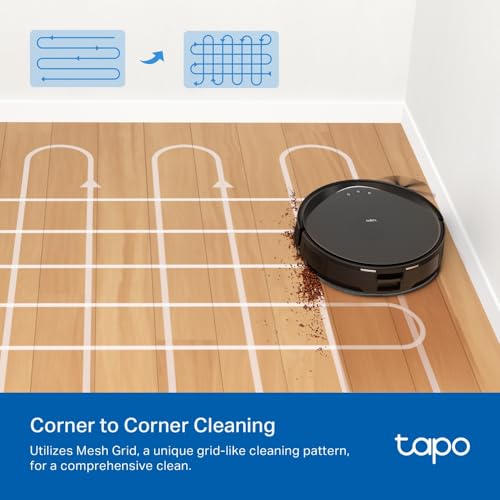 Tapo TP-Link RV20 Max 5300Pa Suction Robot Vacuum & Mop with MagSlim™ LiDAR Navigation, Ultra-Slim 83mm Design, Customizable Cleaning, Auto-Charging, and Voice Control - Image 5
