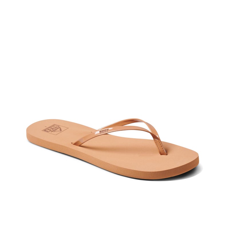 Reef Bliss Nights Womens Flip Flop, Super Lightweight and Soft Footbed, Thin Strap Beach Sandal, Natural Patent, 9 - Image 4