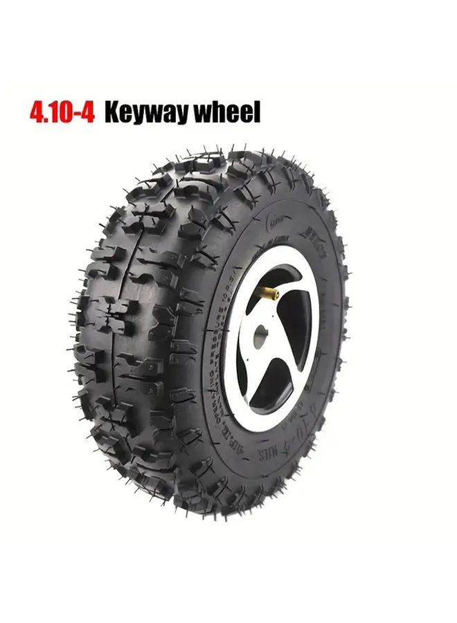Generic 10 Inch Off Road Pneumatic Wheels With 17mm Keyway Hole Axle ...