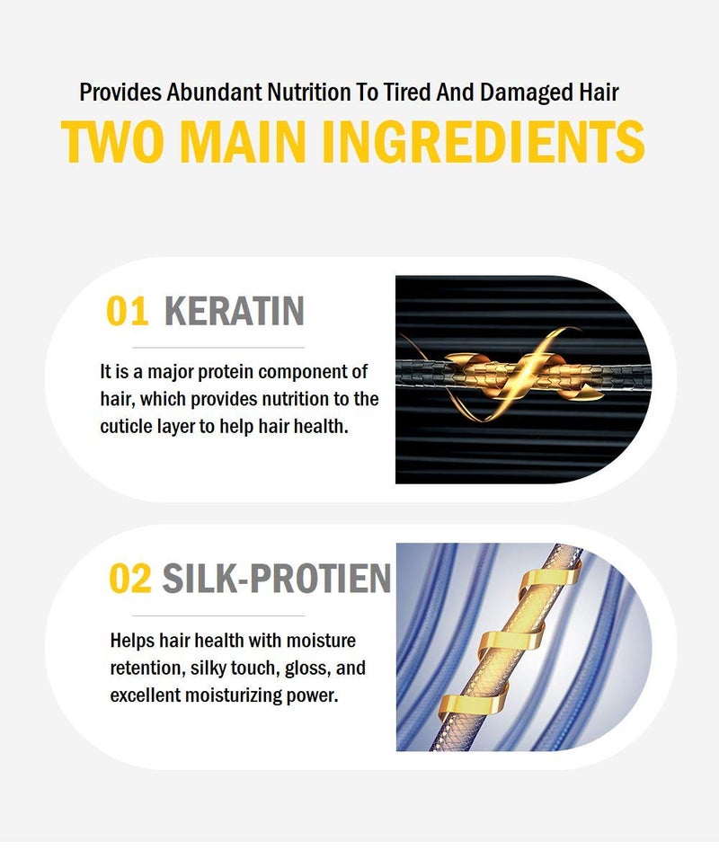 COSMOCOS KERATIN SILK PROTEIN HAIR SHAMPOO 700 ml / 23.6 fl oz - Image 3