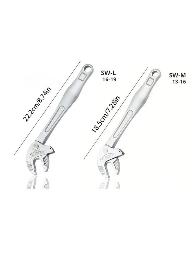 مفتاح شد سلطعون 16-19مم بأداة فك قابلة للتعديل ومقبض مريح - Image 3