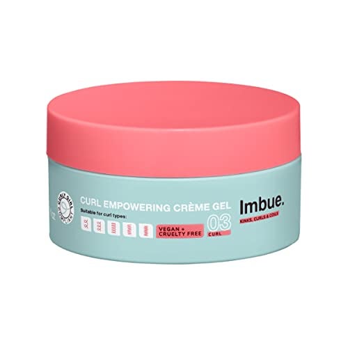 Imbue Curl Empowering Crme Gel 67 fl oz Curl Enhancing Styling Gel for Curly Hair Edge Control and Soft Styles Curly Girl Compliant Vegan - Image 2