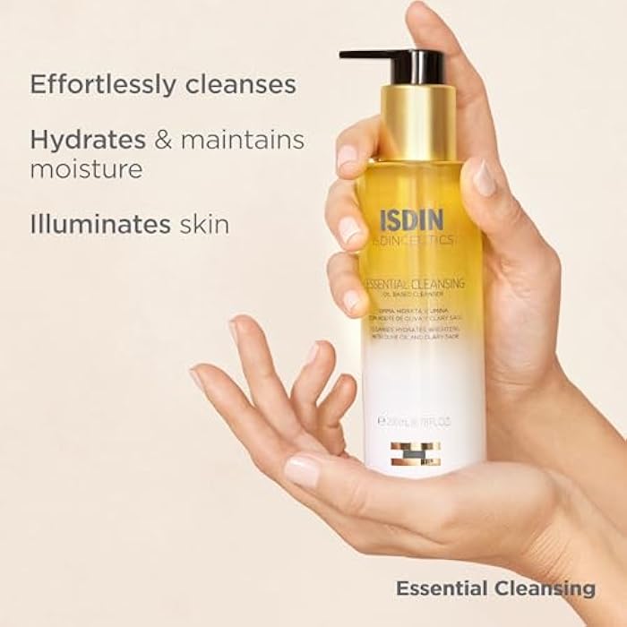 Isdinceutics ISDIN Isdinceutics Essential Cleansing Oil - Facial Cleanser with Cleansing Oil for Radiant Skin, 6.76 FL OZ - Image 4