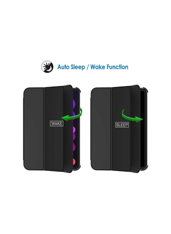 ACLIX Protective Flip Case For Apple iPad Mini 6 With Trifold Stand Auto Wake Sleep Shockproof Cover - Image 2