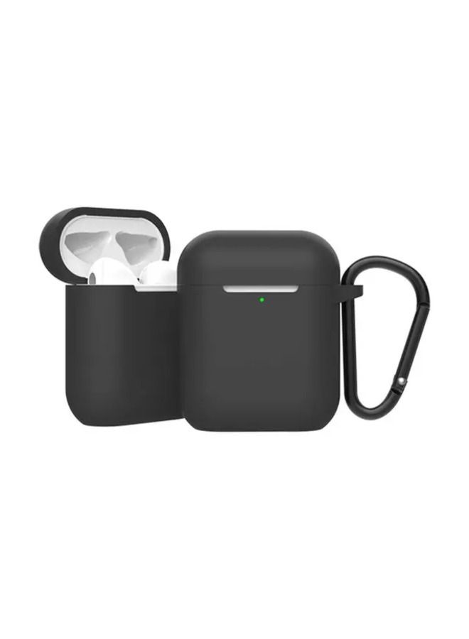 GREEN LION Berlin Series Silicone Case for Airpods 1/2 - Black