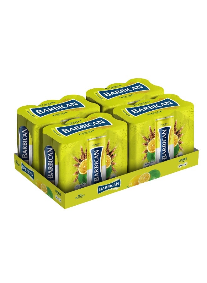 Barbican باربيكان بنكهة الحمضيات غير الكحولية 250 مل في علبة × 24 عبوة - Image 1