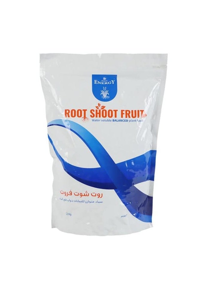 DESERT ENERGY Root Shoot Fruit NPK 20 20 20 Water Soluble Fertilizer 500g For All Indoor/Outdoor Plants  - Image 2