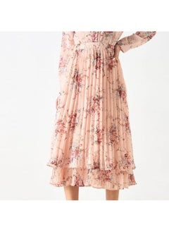 2Xtremz 2Xtremz All-Over Floral Print Skirt with Elasticated Waistband  - Image 3