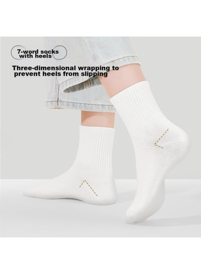 DR.CHU Dr.chu Disposable Compression Socks, Mid-calf, Unisex, For Travel And Business, No-wash, Daily Disposable, Portable, Sweat-absorbing, Breathable, All-season Style  - Image 1
