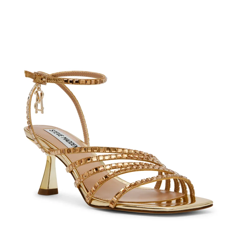 ستيف مادن Alarah Gold Women's Sandals