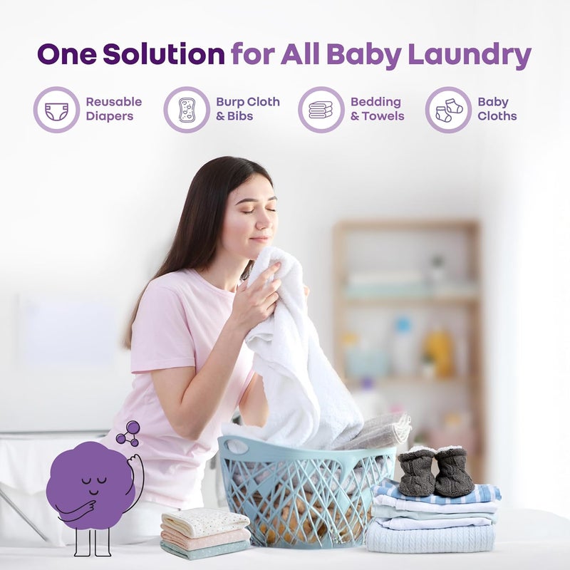 R for Rabbit Hygocare 1000ml Baby Laundry Liquid Detergent Powered by Bio Enzymes - Image 4