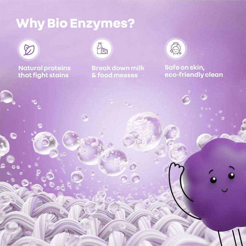 R for Rabbit Hygocare 1000ml Baby Laundry Liquid Detergent Powered by Bio Enzymes - Image 2
