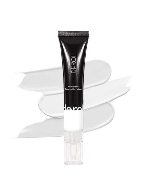 Foundation Mixer, Foundation Adjusting Drops, Smooth and Light, Natural Undertone, Blends Easily with Foundation, Self Adjusting Foundation Mixer For Color Correction (01#White)