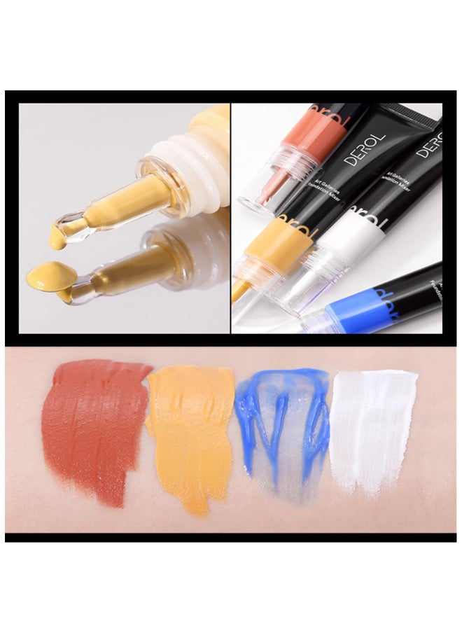DEROL - Foundation Mixer, Foundation Adjusting Drops, Smooth and Light, Natural Undertone, Blends Easily with Foundation, Self Adjusting Foundation Mixer For Color Correction (01#White) - Image 1