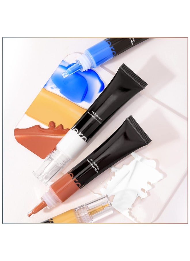 DEROL - Foundation Mixer, Foundation Adjusting Drops, Smooth and Light, Natural Undertone, Blends Easily with Foundation, Self Adjusting Foundation Mixer For Color Correction (01#White) - Image 1