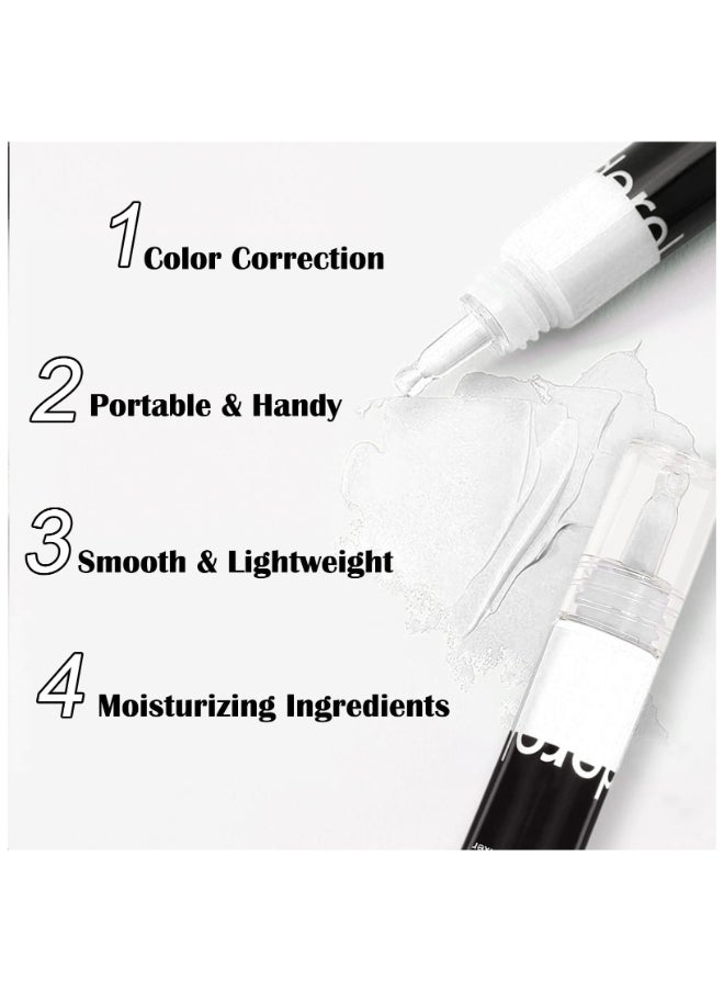 DEROL - Foundation Mixer, Foundation Adjusting Drops, Smooth and Light, Natural Undertone, Blends Easily with Foundation, Self Adjusting Foundation Mixer For Color Correction (01#White) - Image 1