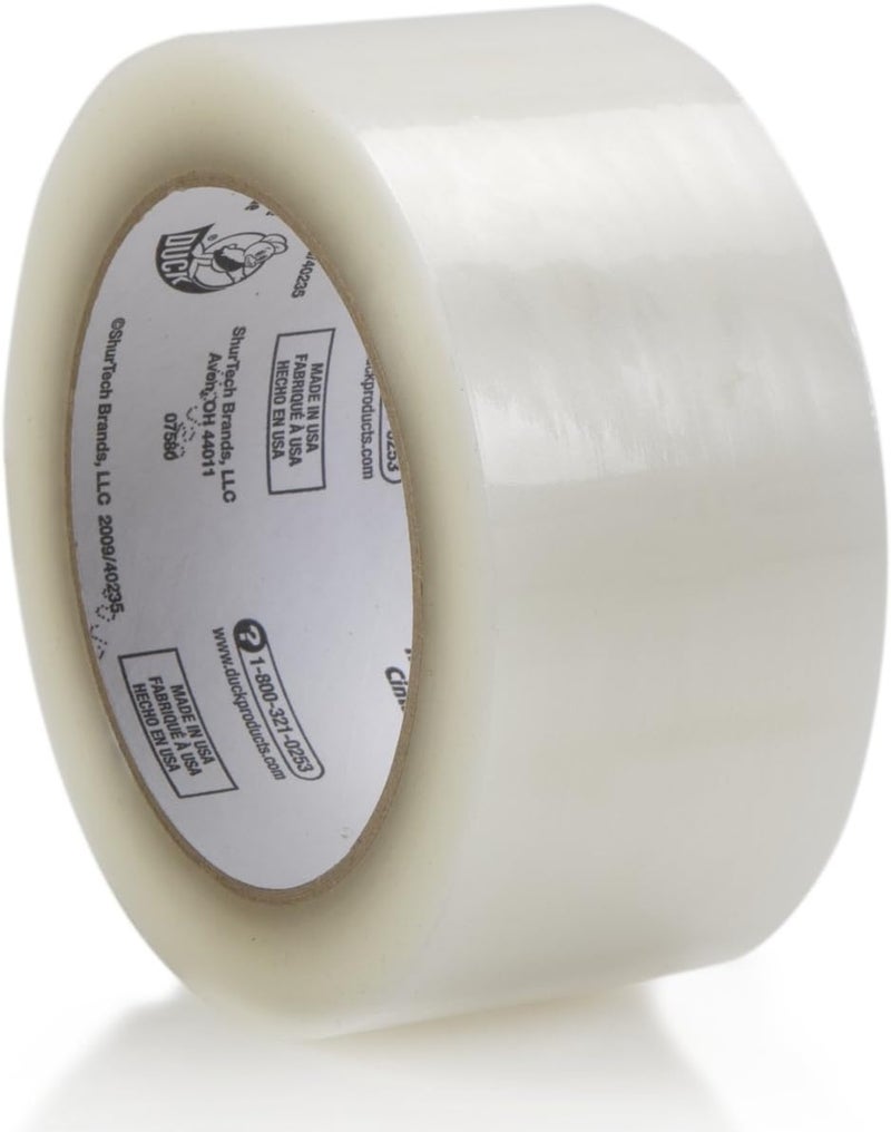 Duck Brand Standard Packaging Tape Refill - 4 Rolls of Clear Tape, 1.88 Inch x 55 Yard - Image 2