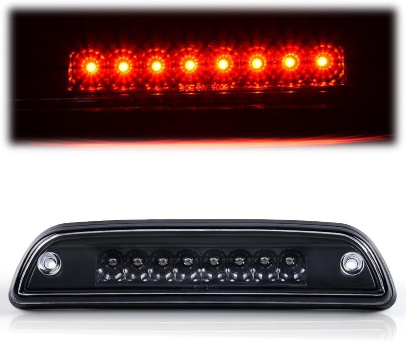 PIT66 LED 3rd Brake Light Compatible with Toyota Tacoma 1995-2015 Third Brake Light Lamp Signal Stop Cargo Black Housing Clear Lens - Image 1