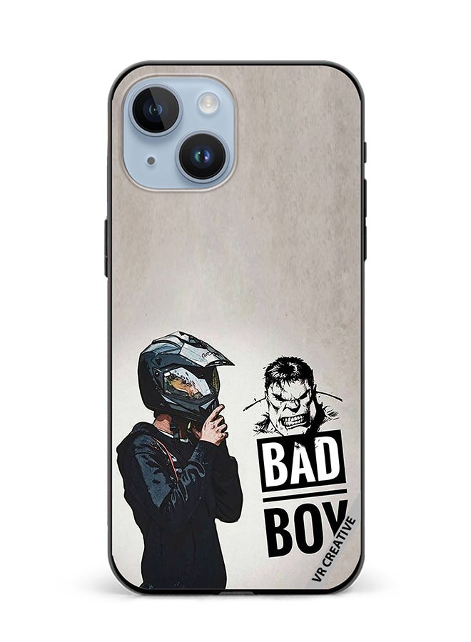 VR CREATIVE Protective Case Cover For Apple iPhone 15 Plus Bad Boy Design Multicolour - Image 1